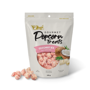 Dr Bugs Coconut Ice Gourmet Popcorn Treat!